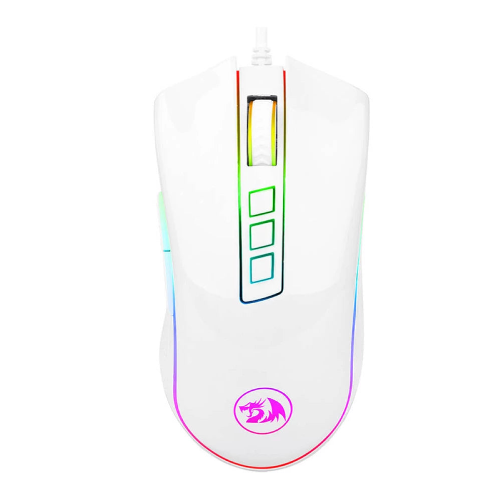 Redragon M711 Cobra Gaming Mouse White RGB