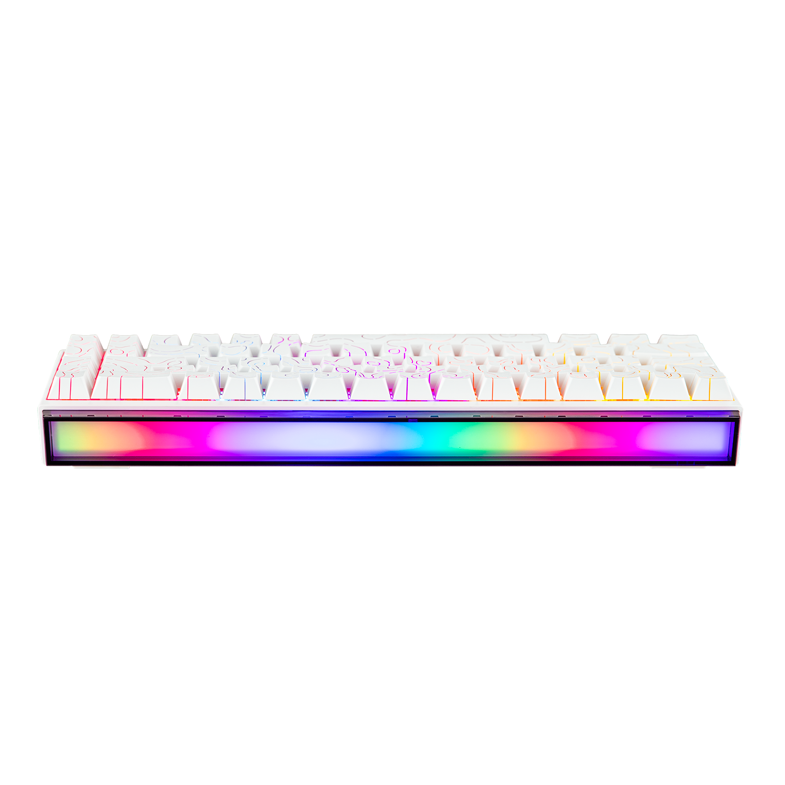 AJAZZ NK68 Small Mechanical Keyboard 68-key layout Mixed Light DIY Wired Version