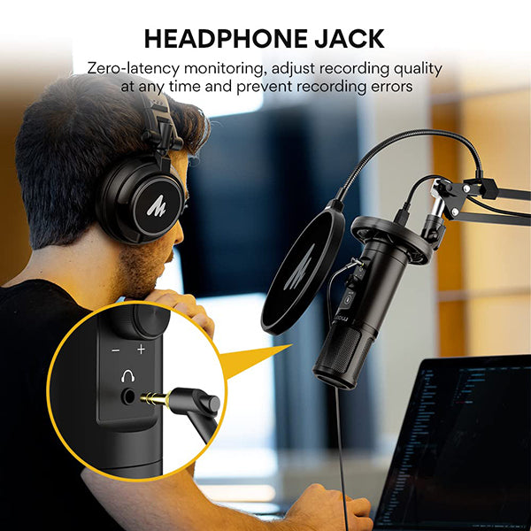 MAONO PM422 Podcast USB Microphone Plug & Play