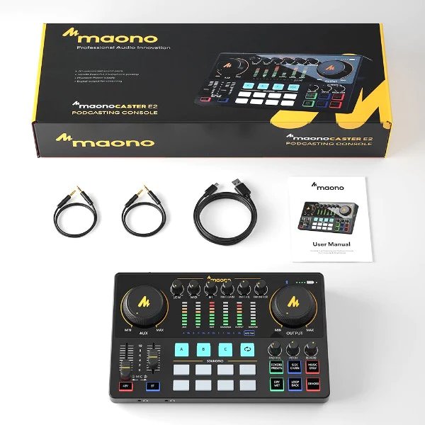 MAONO CASTER AME2 Audio Interface & Podcast Equipment