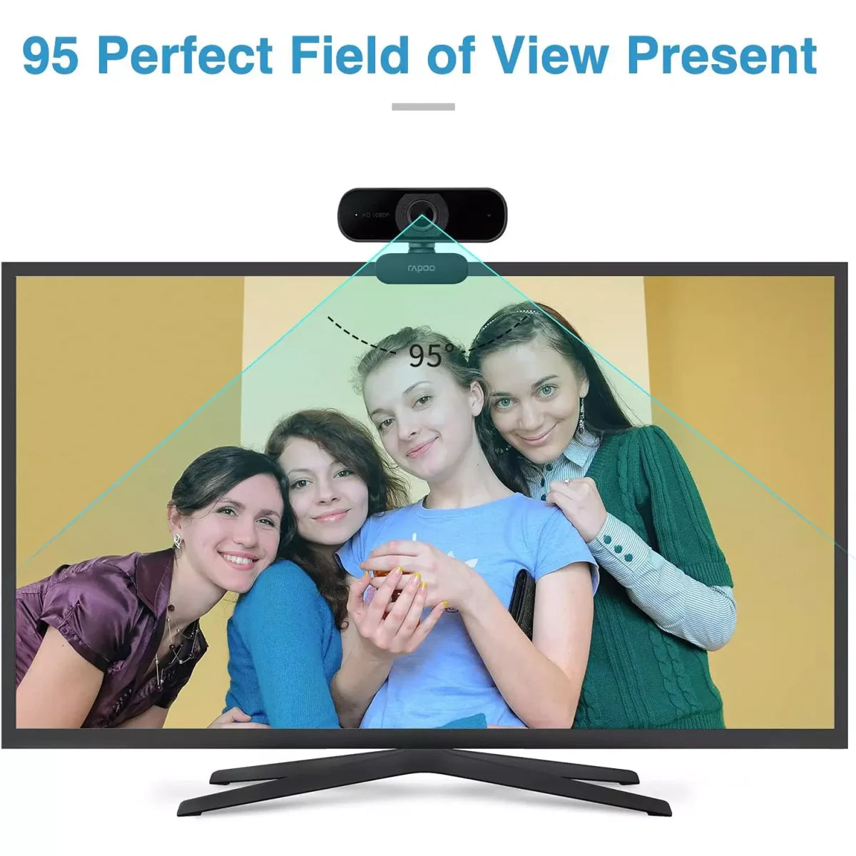 Rapoo C260 Webcam 1080P – Built-in Microphone