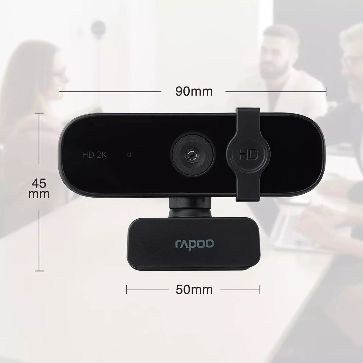 Rapoo C280 Webcam 1440P 2K – Built-in Microphone