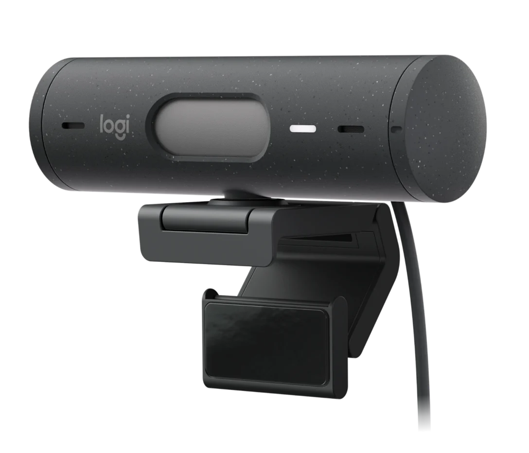 Logitech Brio 500 Full HD Webcam with Auto Light Correction -Graphite