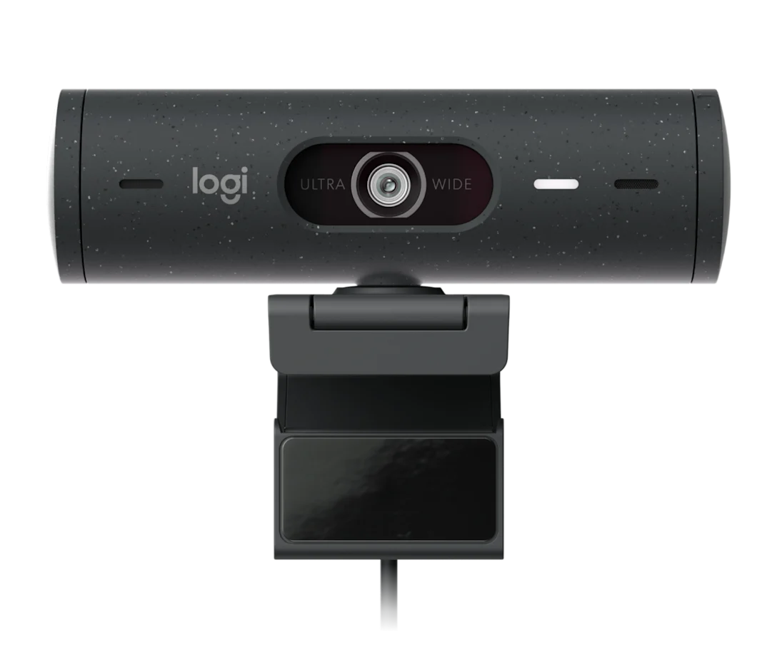 Logitech Brio 500 Full HD Webcam with Auto Light Correction -Graphite
