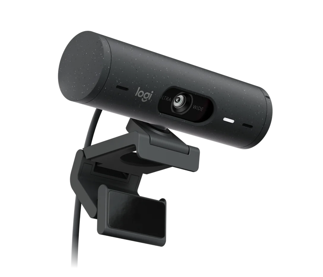 Logitech Brio 500 Full HD Webcam with Auto Light Correction -Graphite
