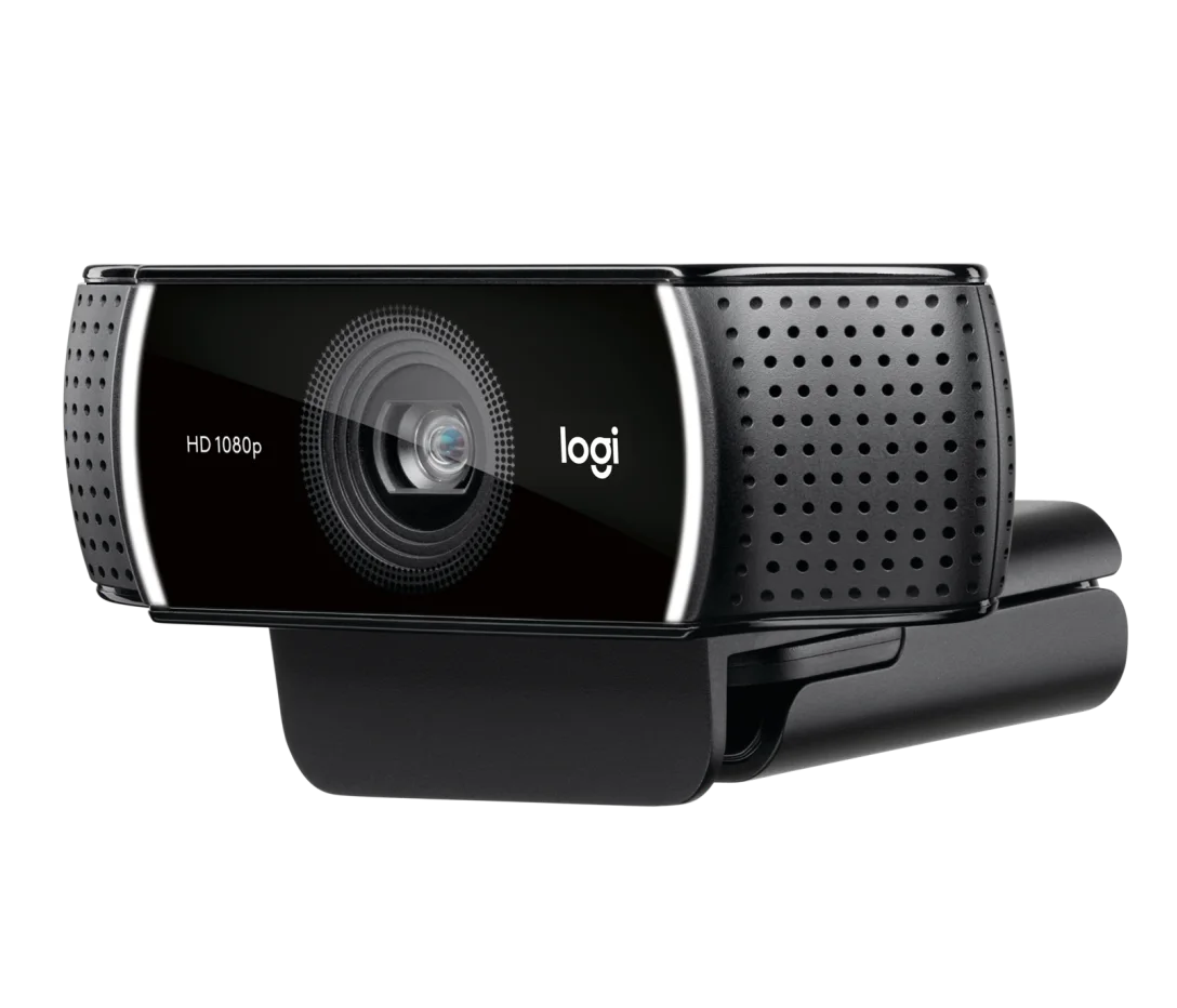 Logitech C922 PRO HD STREAM WEBCAM offers 1080p/30fps, 720p/60fps resolution, 3 MP autofocus camera, stereo mic, 78° field of view, 1.2x digital zoom, and is compatible with Windows, macOS, ChromeOS via USB-A