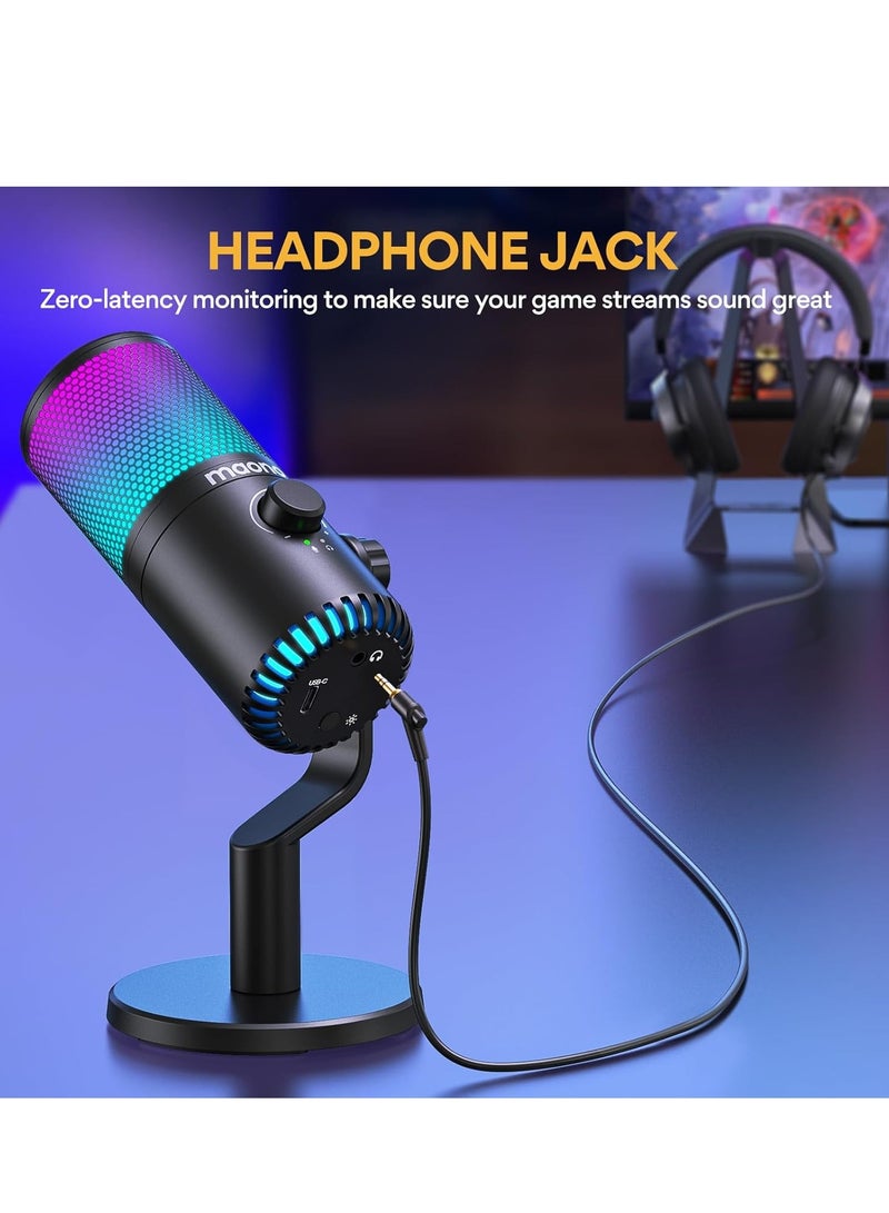 MAONO DM30RGB USB Gaming Microphone