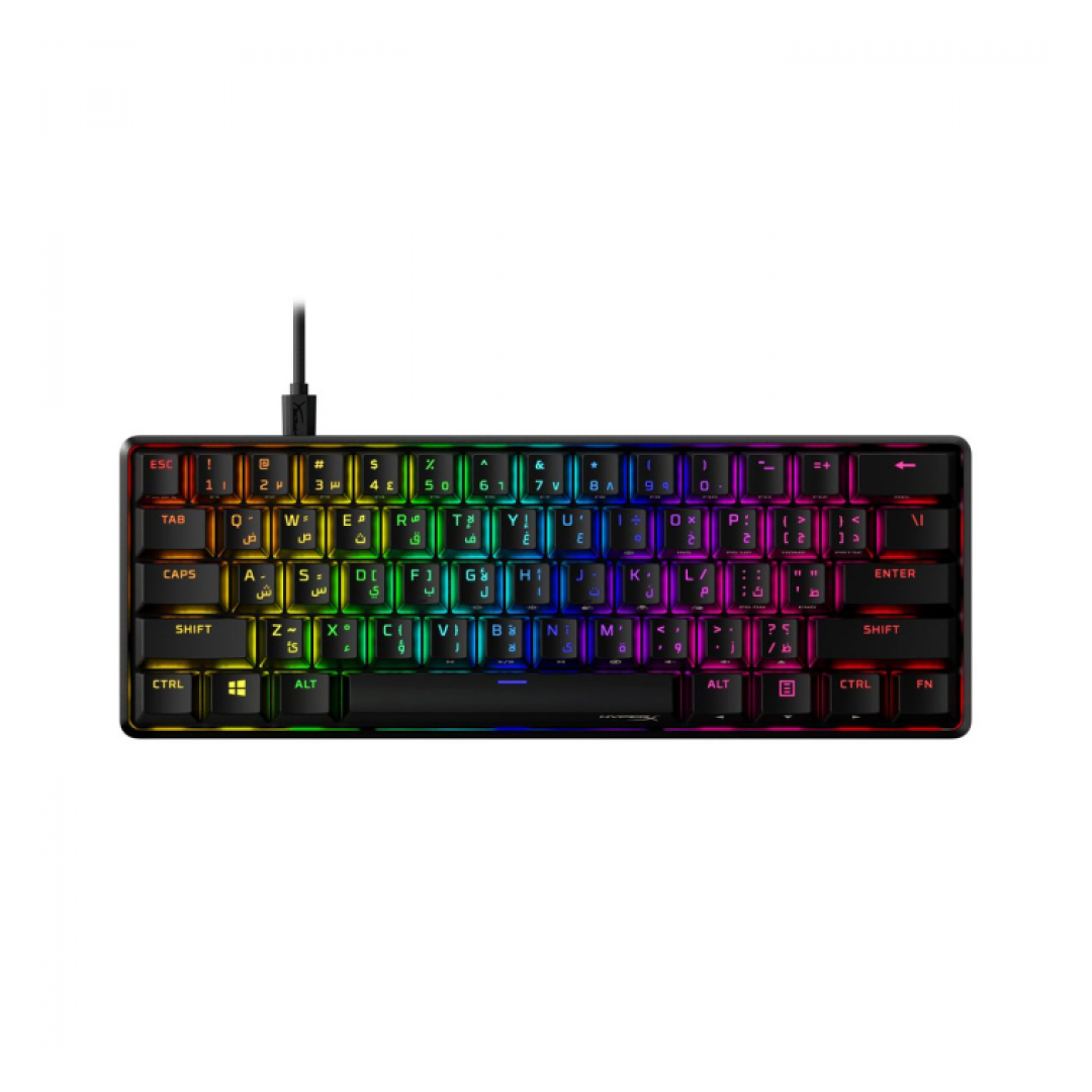 HyperX Alloy Origins Core PBT HX Red Gaming Keyboard  - eng\عربي
