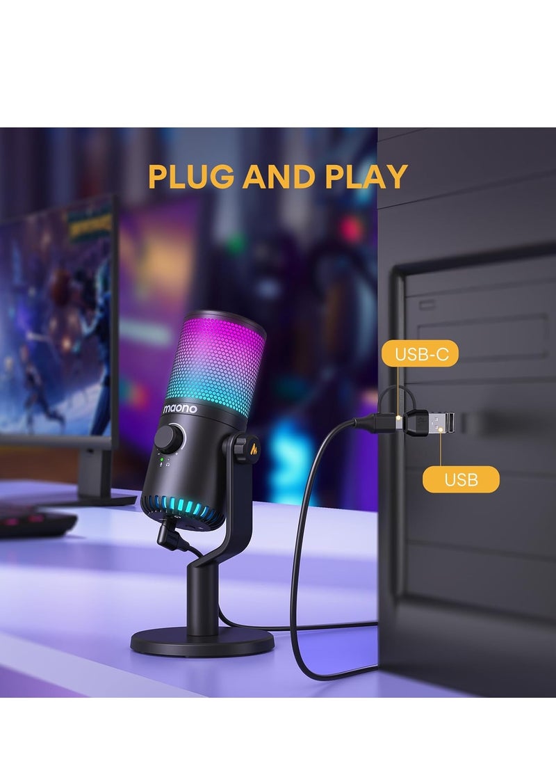 MAONO DM30RGB USB Gaming Microphone