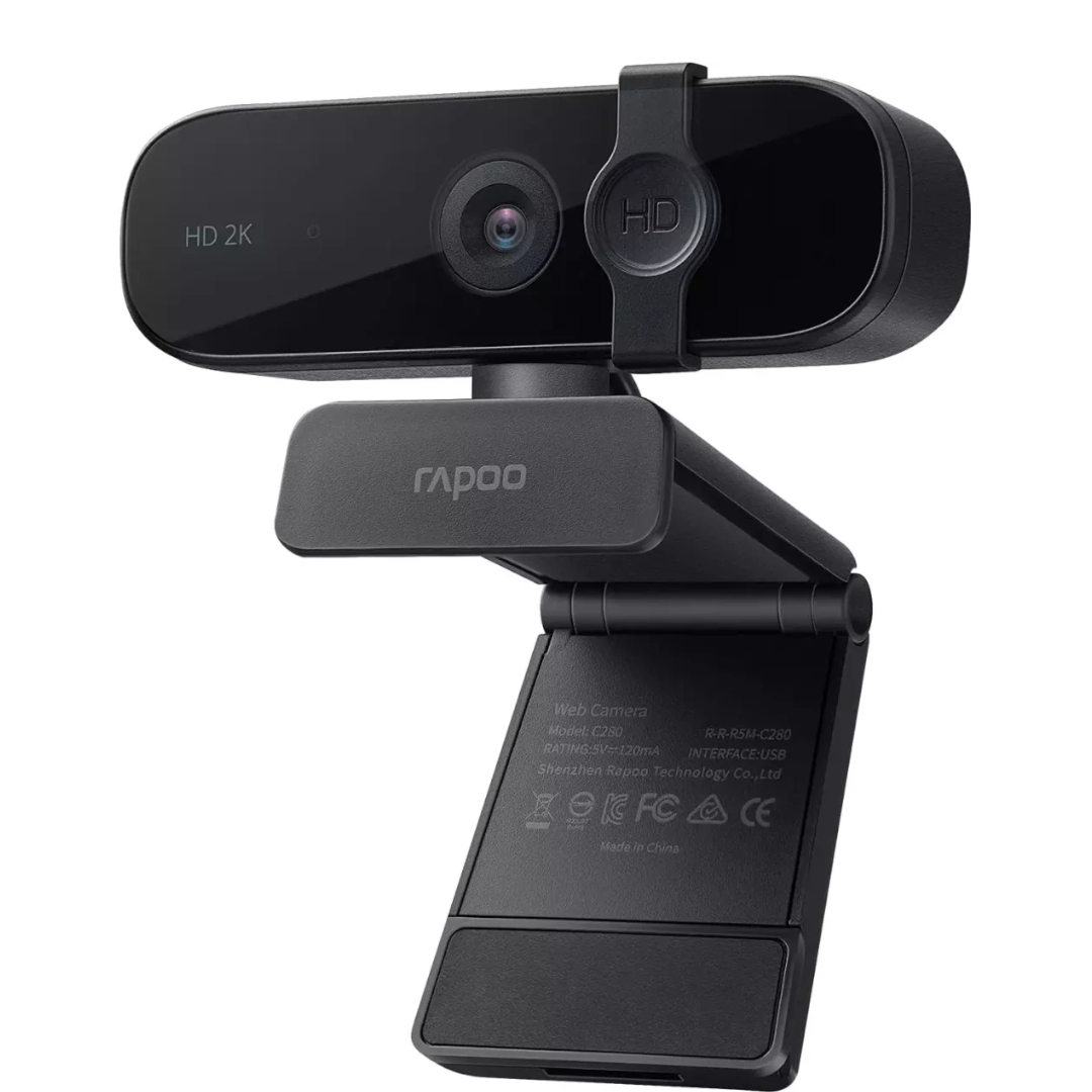 Rapoo C280 Webcam 1440P 2K – Built-in Microphone