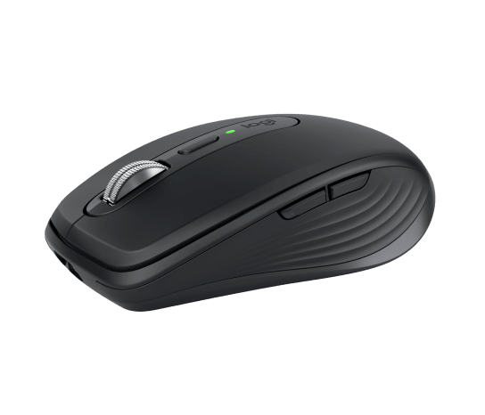 Logitech MX Anywhere 3 Compact Performance Mouse Wireless Comfort Fast Scrolling Graphite