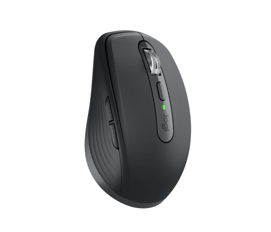 Logitech MX Anywhere 3 Compact Performance Mouse Wireless Comfort Fast Scrolling Graphite