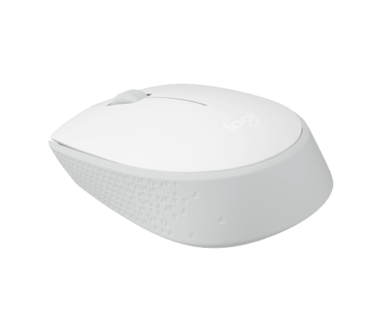 Logitech M171 White – 2.4 GHz Wireless Optical Mouse, 1000 DPI, Ambidextrous, 12‑Month Battery