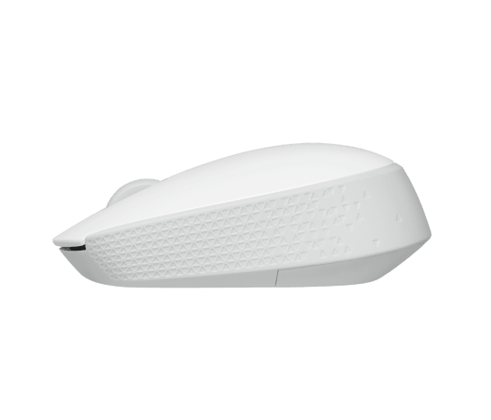 Logitech M171 White – 2.4 GHz Wireless Optical Mouse, 1000 DPI, Ambidextrous, 12‑Month Battery