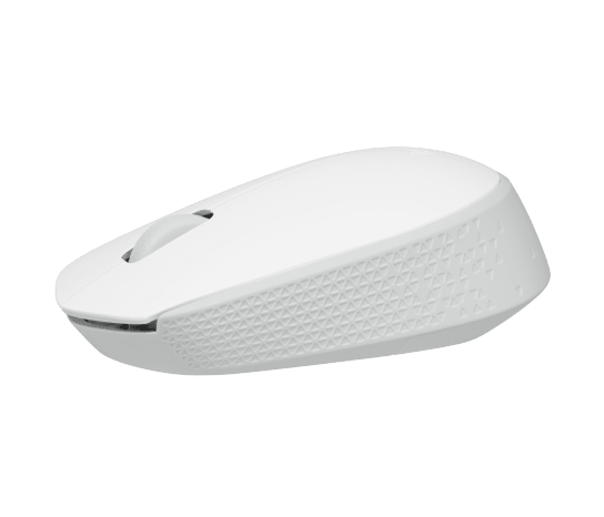 Logitech M171 White – 2.4 GHz Wireless Optical Mouse, 1000 DPI, Ambidextrous, 12‑Month Battery