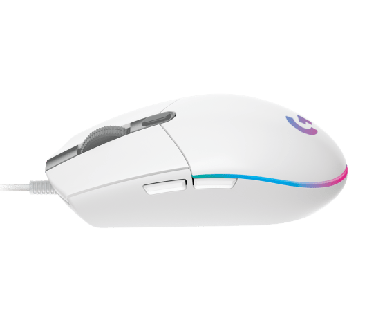 Logitech G102 LIGHTSYNC White – Wired RGB Gaming Mouse, 6 Programmable Buttons, 200–8,000 DPI
