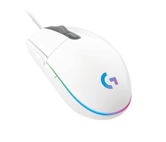 Logitech G102 LIGHTSYNC White – Wired RGB Gaming Mouse, 6 Programmable Buttons, 200–8,000 DPI