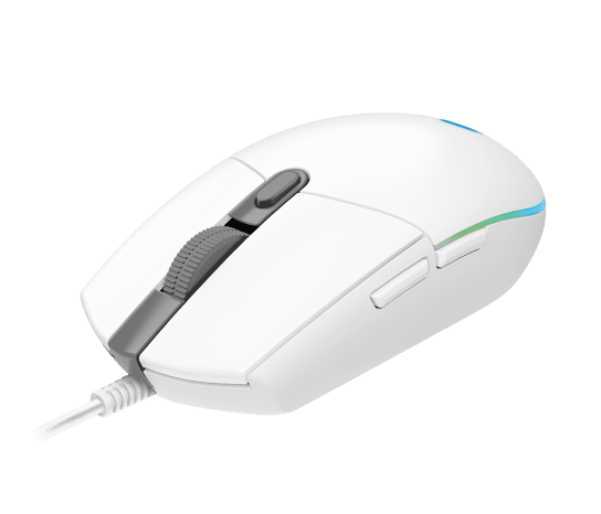 Logitech G102 LIGHTSYNC White – Wired RGB Gaming Mouse, 6 Programmable Buttons, 200–8,000 DPI