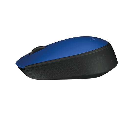 Logitech M171 Blue/Black – 2.4 GHz Wireless Optical Mouse, 1000 DPI, Ambidextrous, 12‑Month Battery