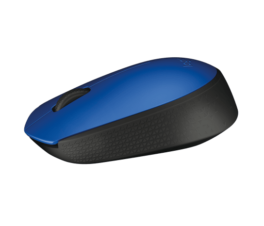 Logitech M171 Blue/Black – 2.4 GHz Wireless Optical Mouse, 1000 DPI, Ambidextrous, 12‑Month Battery