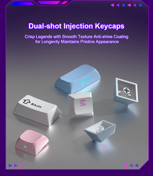AULA S75 PRO Wireless Mechanical Keyboard with Screen&Knob, 75% Hot Swappable Gaming Keyboard with Pre-lubed Switches, RGB Backlit, PBT Keycaps Creamy Sounding Pc Gaming Keyboards
