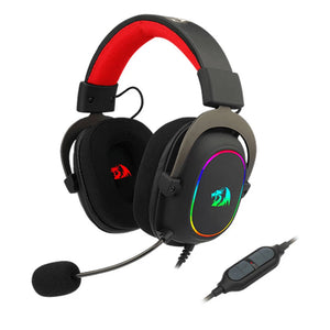 Redragon H510 Zeus-X RGB Wired Gaming Headset - 7.1 Surround Sound - 53MM Audio Drivers in Memory Foam Ear Pads w/Reliable Fabric Cover- Multi Platforms Headphone - USB Powered for PC/PS4/NS