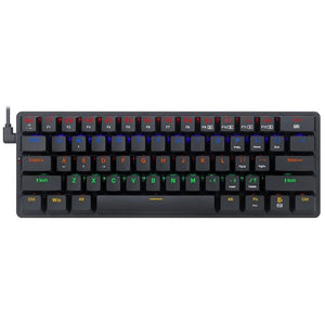 Redragon K615P-KBS Elise Pro RGB Mechanical Keyboard Wireless Bluetooth Tri-Mode Ultra-Thin Low Profile Blue Switch - عربي/eng