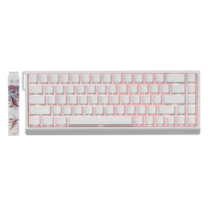Madlions Professional Gaming Magnetic Keyboard MAD 68 HE RGB -  Magnetic Amber Pro Switches - White