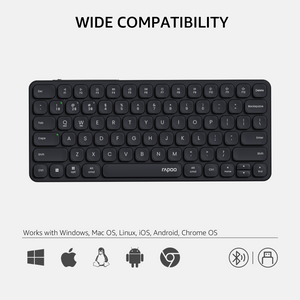 Rapoo E9050L Multi-Device Wireless Keyboard Blade-Series