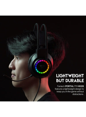 FANTECH HG28 PORTAL 7.1 Gaming Headset Black