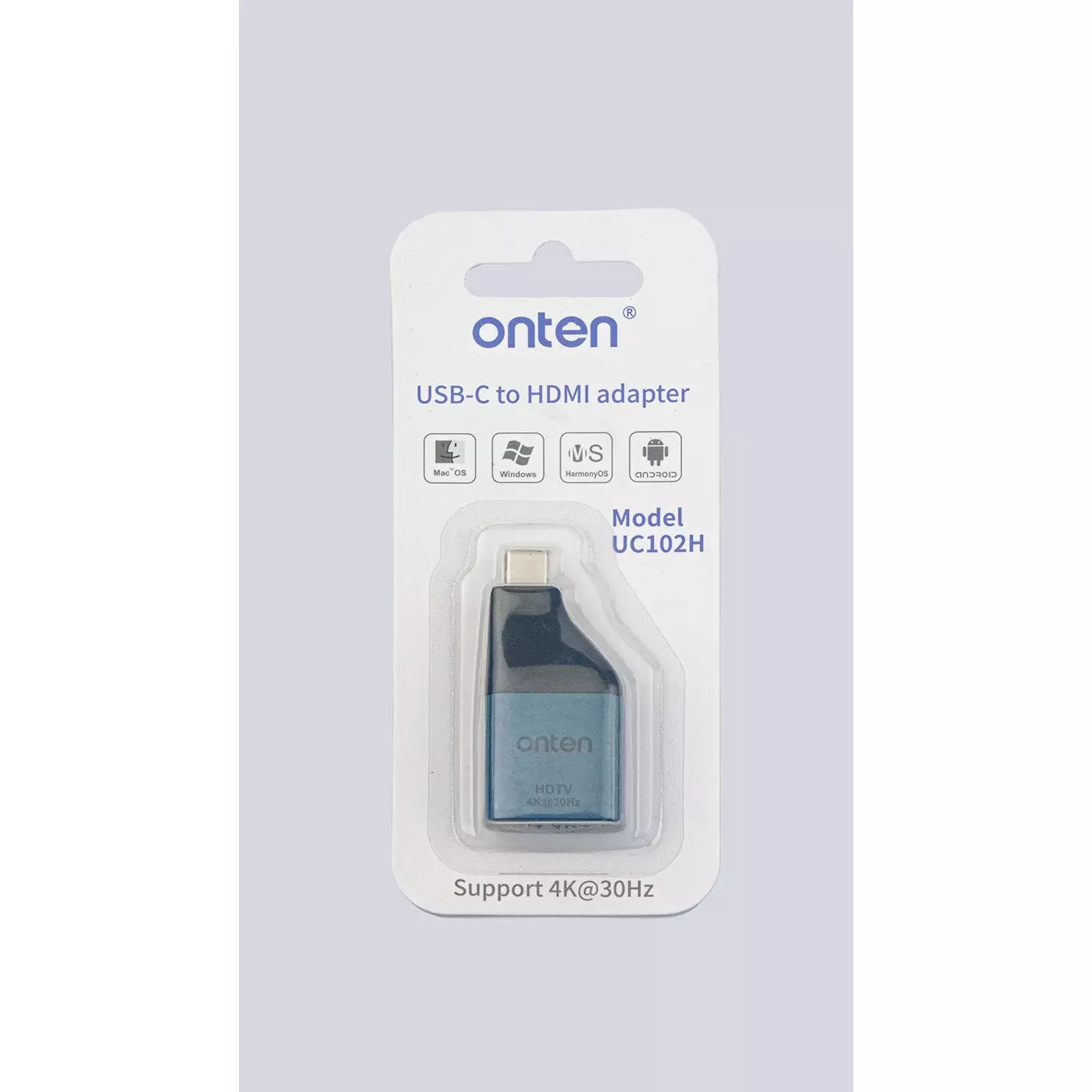 ONTEN UC102H USB-C to HDTV Adapter 4K@30Hz