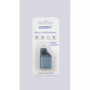 ONTEN UC102H USB-C to HDTV Adapter 4K@30Hz