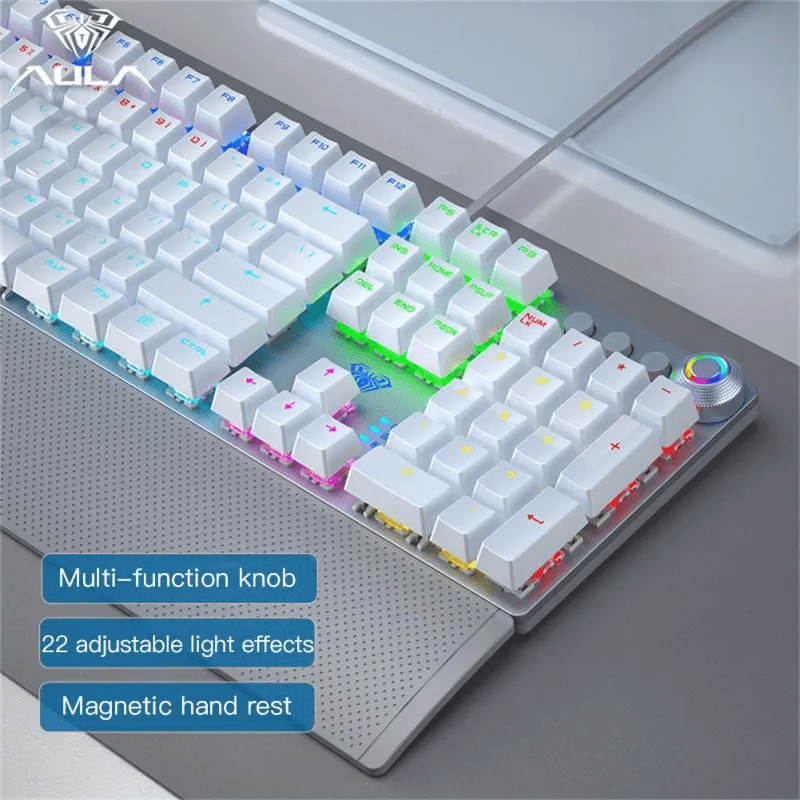 Aula F2058 Gaming Mechanical Keyboard White