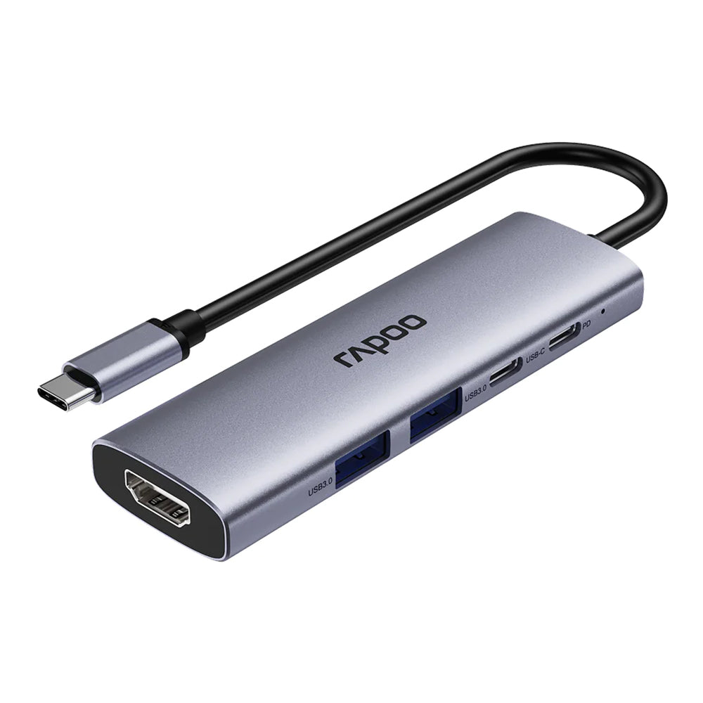 Rapoo XD51 USB-C Multi-function Docking Station Silvery Grey