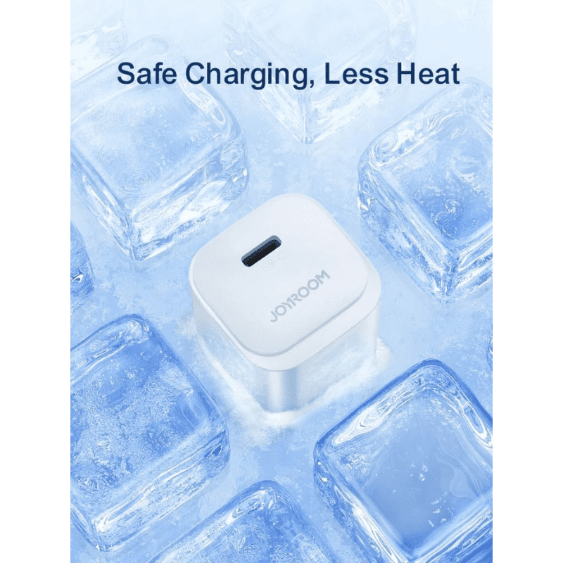 JR-TCF20EU PD20W Charger With Data Cable 1M Type-C To Type-C White