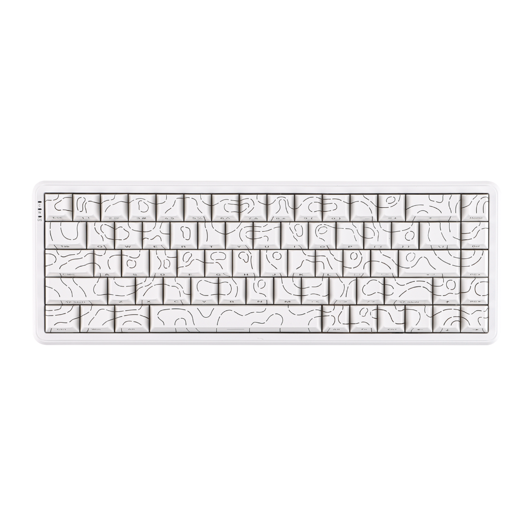AJAZZ AK680 MAX Magnetic Switch keyboard (WHITE COUNTER)