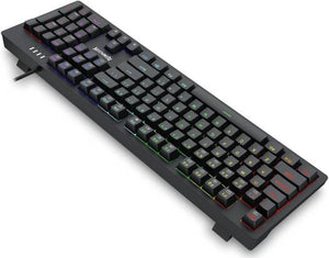 K679 RGB Gaming Keyboard, 104 Keys Wired Mechanical Keyboard