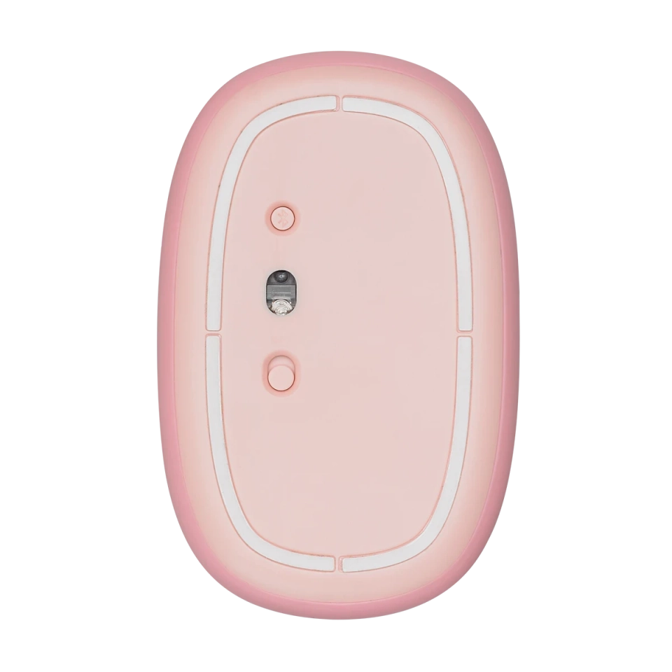 RAPOO M650 Bluetooth Multi-Device Silent Mouse, Dual Mode Bluetooth + 2.4G Wireless Mouse, 9 Months Battery Life, Switch up to 3 Devices, 2-Year Warranty - PINK