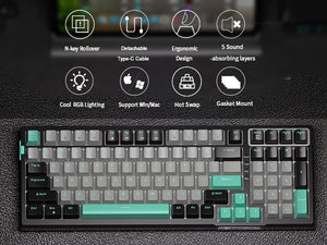 MageGee SKY98 Wired Mechanical Keyboard(CRYSTAL SWITCH)