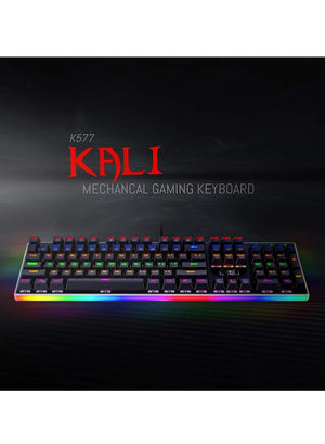 Redragon K577R Kali Mechanical Gaming Keyboard - RED Switches - RAINBOW - عربي/eng