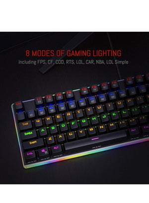 Redragon K577R Kali Mechanical Gaming Keyboard - RED Switches - RAINBOW - عربي/eng