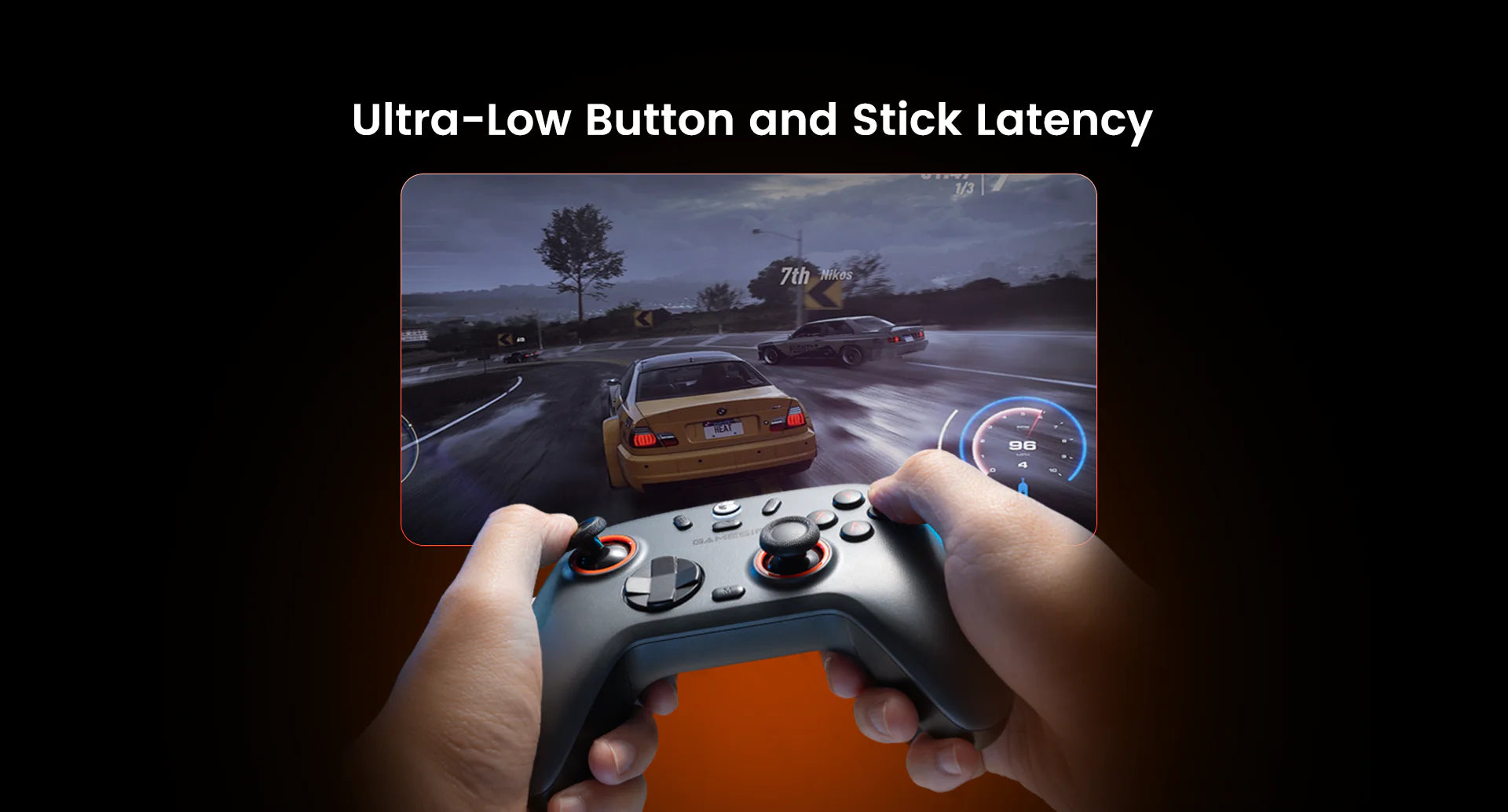 GameSir Nova 2 Lite Wireless PC Controller with Hall Effect Joysticks & Triggers, 2.4G & Wired 1000Hz Polling Rate, Remappable Buttons - Compatible with PC/Switch/Steam/Android (Grey)