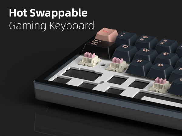 MageGee Captain72 Wired Magnatic Keyboard (Magnatic Lubed Fairy Rabbit switch)
