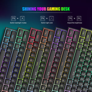 MageGee TS91 Wired Membrane Keyboard (black)