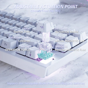 ATTACK SHARK X68 HE Rapid Trigger Keyboard Magnetic Switch