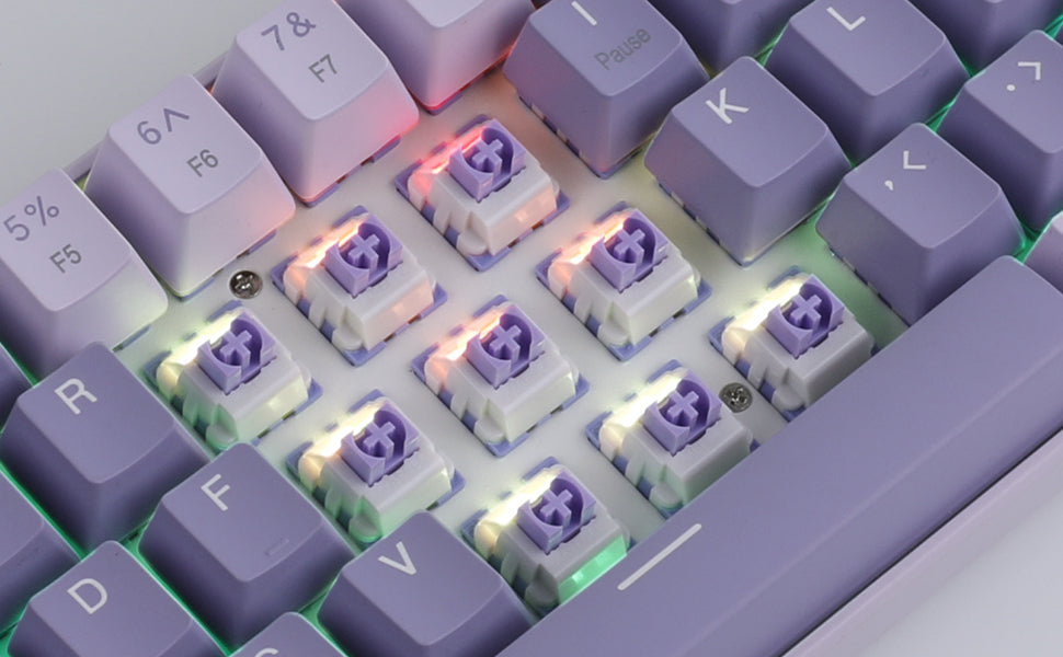 10PCS X   MageGee Violet Switches