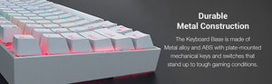 Redragon Kumara K552-RGB (WHITE) Mechanical Gaming Keyboard with BROWN Switches