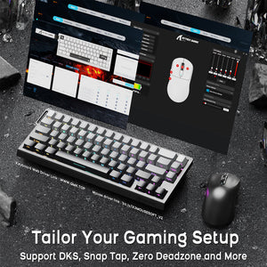 ATTACK SHARK X68HE Magnetic Keyboard With X3 Gaming Mouse Set