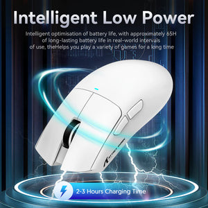ATTACK SHARK X11 Lightweight Tri-Mode Wireless 2.4G/USB-C Wired/BT Gaming Mouse with RGB Charging Dock ,22K DPI,PAW3311 Optical Sensor (Black)