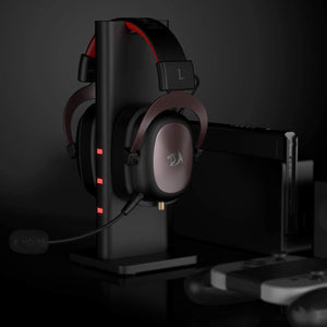 Redragon H510 Zeus Wired Gaming Headset – 7.1 Surround Sound, 53mm Drivers, Detachable Mic, USB + 3.5mm